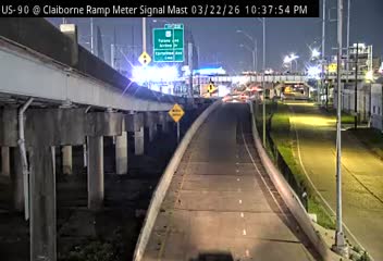 US 90 at Claiborne Ramp live webcam