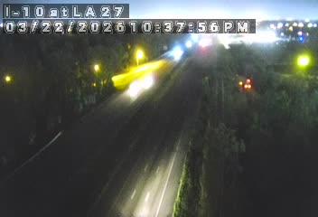 I-10 at LA 27 live webcam