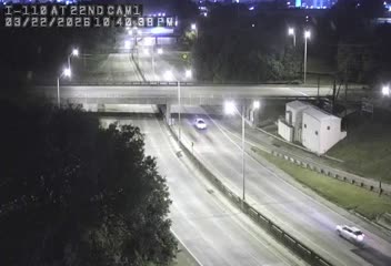 I-110 at North 22nd St. live webcam