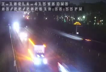 I-10 WB before LA 415 DMS live webcam