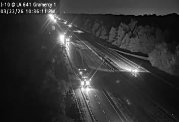 I-10 at LA 641(Gramercy) live webcam