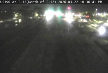 US 190 N of I-12 live webcam